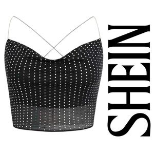 NWT 1X Shein Curve Rhinestone Cami